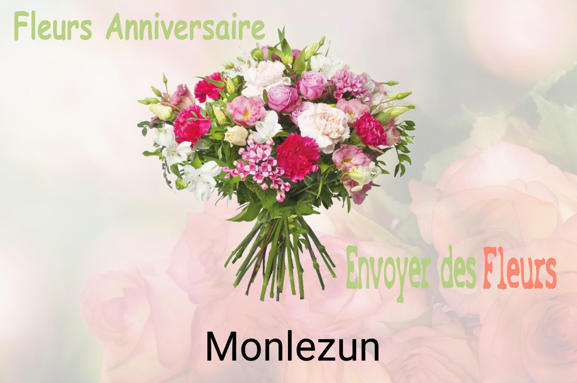 Bouquet de fleurs d’anniversaire livré à Monlezun