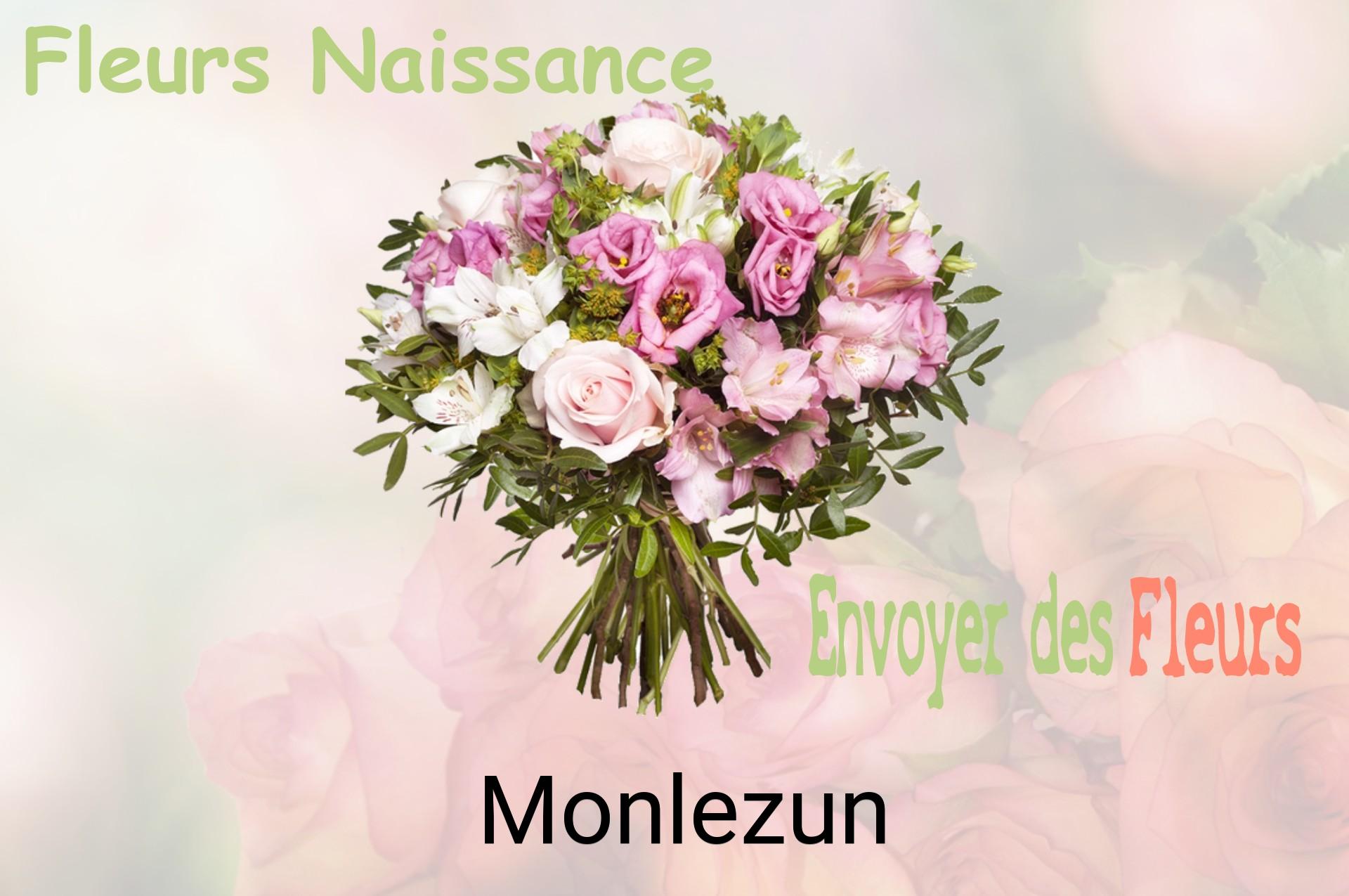 Bouquet de fleurs de naissance livré à Monlezun
